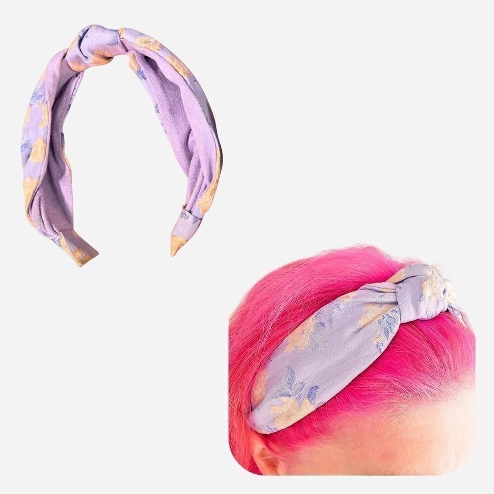 Yellow and Purple Headband